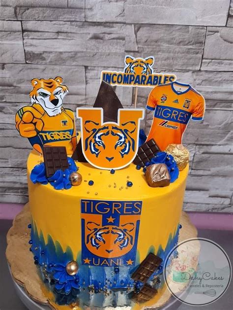 Pin By Monica Contreras On Tigres Uanl In Cake Toppers Fiestas