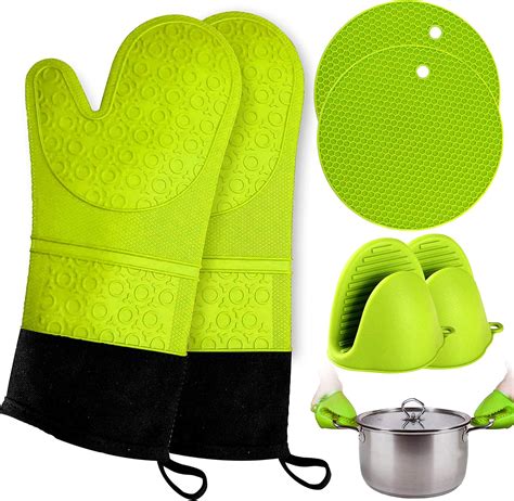 The Best Silicon Oven Mitts Heat Resistant Home Previews