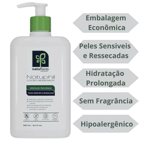 Hidratante Sem Cheiro Barato - Creme Hidratante Para O Corpo Natuphil 500ml Sem Cheiro Hipoalergenico ...