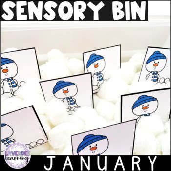 January Sensory Bin for Preschool, Pre-K, & Kindergarten - Winter ...