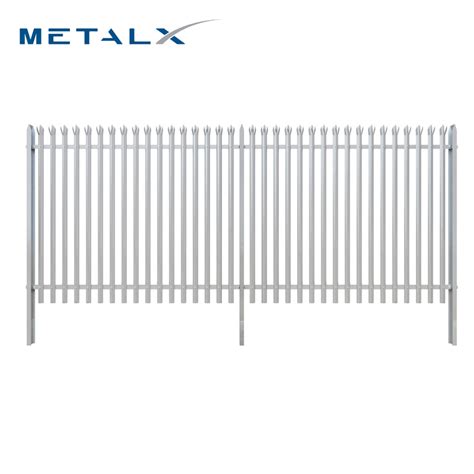 Hot Dipped Galvanized Steel Palisade Security Fence Palisade Iron Fence And Hot Dipped