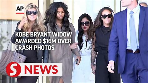 Kobe Bryant Widow Awarded Us 16mil Over Crash Photos Video Dailymotion