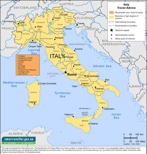 Italy Travel Advice & Safety | Smartraveller
