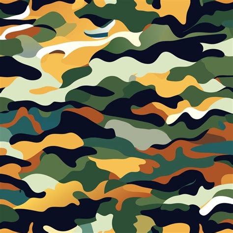 Premium Vector | Earthy camouflage vector texture