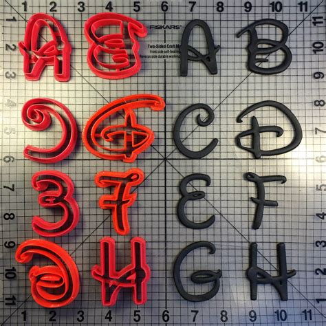 Disney Font Alphabet Stencils