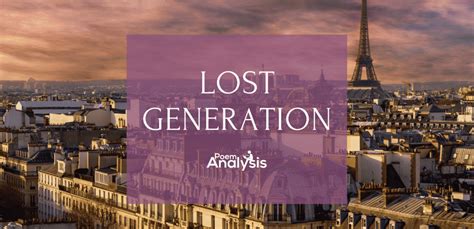 Lost Generation Writers and Poems | Poem Analysis