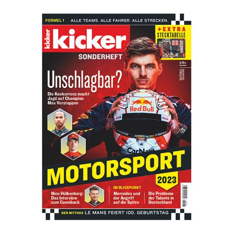 Kicker Sonderheft Motorsport 2023 Rot