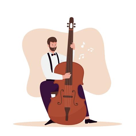 Upright Bass Clip Art