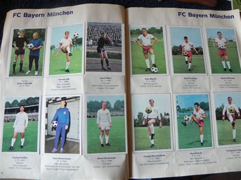 KOMPLETT 12 AUTOGRAMME BERGMANN ALBUM Fußball 1967 68 SIGNIERT