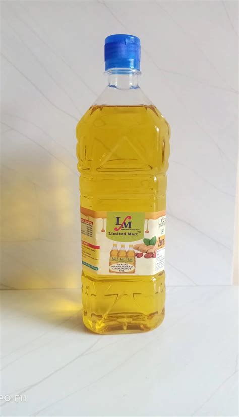 Chemical Free Pure Kal Chekku Groundnut Oil Limited Mart