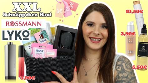 XXL Schnäppchen Haul Rossmann Lyko Summer Essentials YouTube