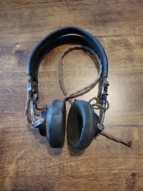 Casque Ecouteurs Sopos Militaire Militaria France Pilote H Licopt Re