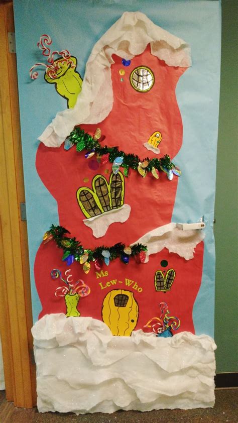 Who Ville Door Decorating Classroom Christmas Decorations School