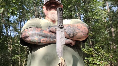 DON T SLEEP ON JED HORNBEAK SON COFFIN HANDLE BOWIE KNIFE REVIEW