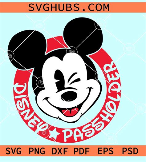 Disney Passholder Svg