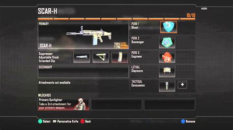 Best Bo2 Scar H Class Setup YouTube