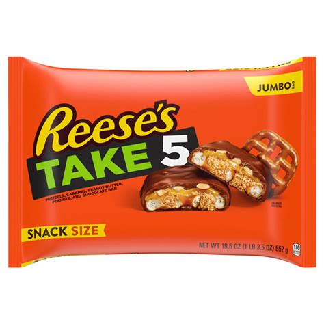 Save on Reese's Take 5 Candy Bars Snack Size Jumbo Order Online ...