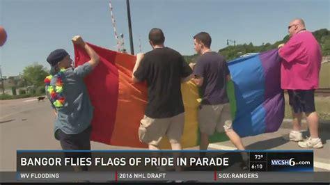 Bangor Flies Flags Of Pride In Parade