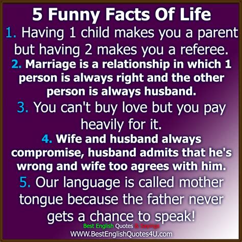 5 Funny Facts Of Life