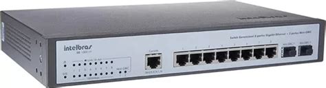 Switch Intelbras Sg 1002 Mr 8 Portas Gigabit 2 Sfp Escorrega o Preço