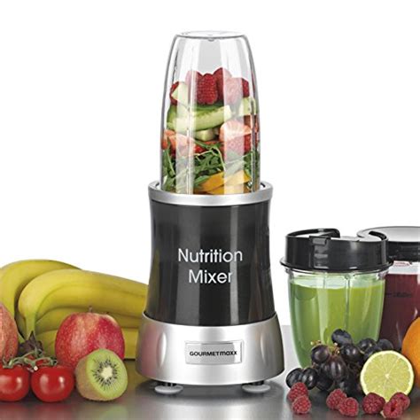GOURMETmaxx 04201 Nutrition Mixer Deluxe | 11-TEILE | 7 Funktionen ...