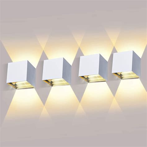 Sunsign Lampara Exterior Pared W Lampara De Pared Iluminaci N Led