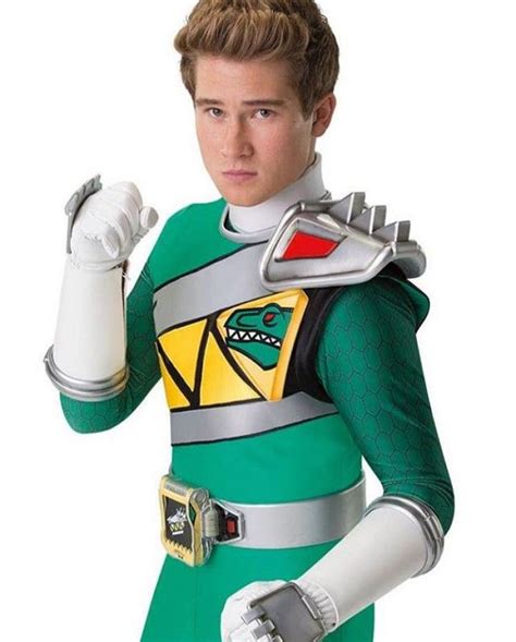 Michael Taber Power Rangers Dino Charge Green Power Ranger Costume