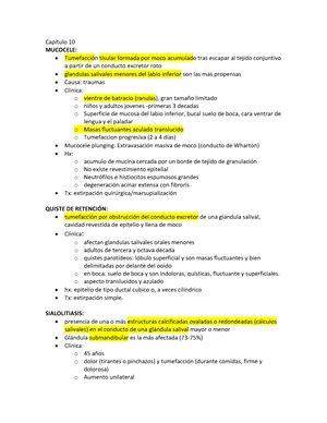 Patolog A Oral Ii Tercer Parcial Lesiones Reactivas Patolog A