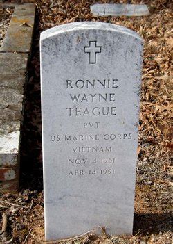 Ronnie Wayne Teague 1951 1991 Mémorial Find a Grave