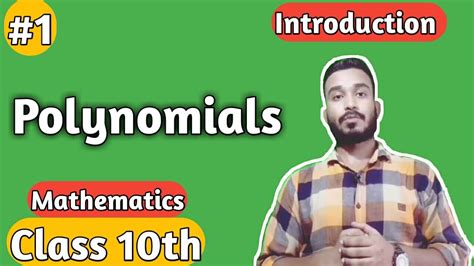 Polynomials Class 10 Introduction Exercise 2 1 Mathematics