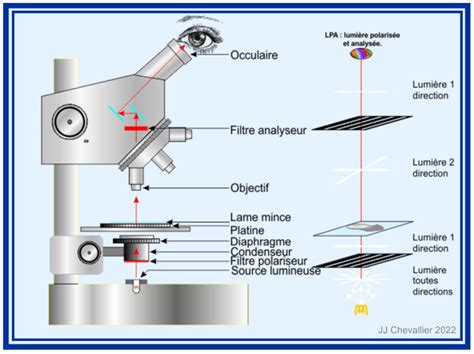 Mineralogie Club Geologie Microscopie Polarisante JJ Chevallier