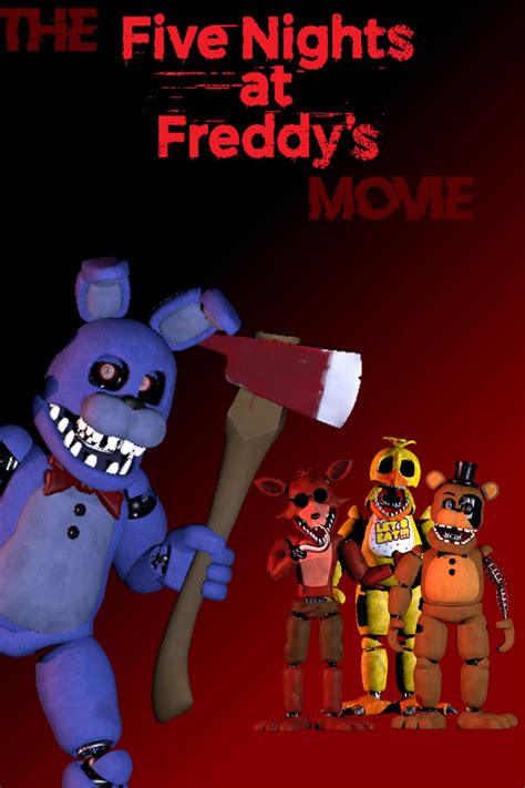 Sfmfnaf The Fnaf Movie Poster Fan Made Redux By