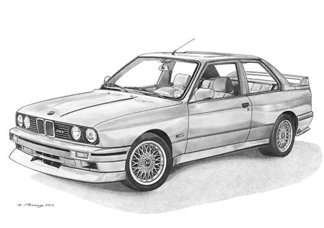 Bmw e30 drawing