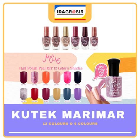 Jual Kutek Marimar Nail Polish Nude Glitter Nude C C