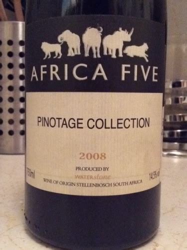 Africa Five Pinotage Collection Vivino US