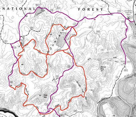 Uwharrie Map Archives Nc4x4