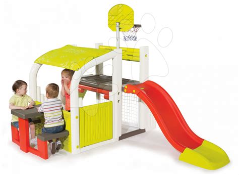 Fun Center Smoby Playing Set With A 150 Cm Long Slide And A