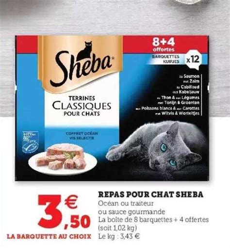 Promo Repas Pour Chat Sheba Chez Hyper U ICatalogue Fr