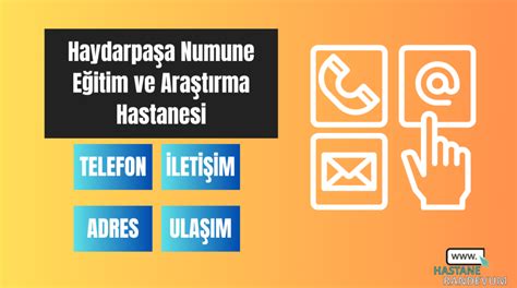 Haydarpaşa Numune Eğitim ve Araştırma Hastanesi İletişim Adres