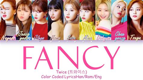 Twice 트와이스 Fancy Color Coded Lyrics [ Han Rom Eng ] Youtube