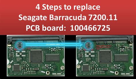 9 How To Repair Seagate By Swap Pcb Board 100466725 Seagate Repair Pcb Board