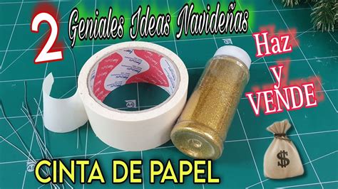 Geniales Ideas Navide As Con Cinta Masking Que No Podr S Creer Ideas