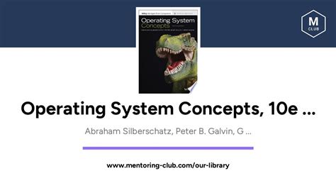 Operating System Concepts E Abridged Print Companion By Abraham