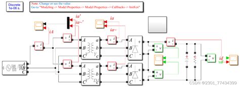 基于matlab Simulink的12脉冲二极管整流器仿真模型十二脉波整流器仿真 Csdn博客