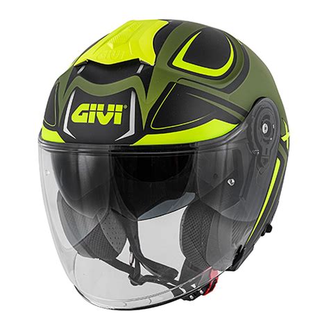 Casco Givi Jet Hx F Planet Nero Verde Militare