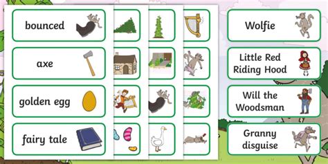 Fee Fi Fo Fum Word Cards Teacher Made