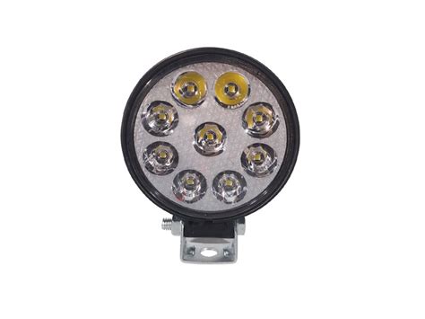 Kit 10 Farol Led Auxiliar Milha Redondo Mini 9 Leds Marca Produto