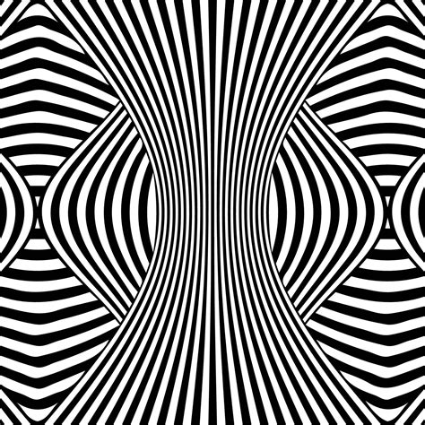 Abstract optical illusion striped background in black and white 40867842 Vector Art at Vecteezy