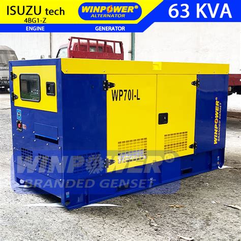 Jual Genset Silent Kva Isuzu Tech Generator Winpower Kva Kw