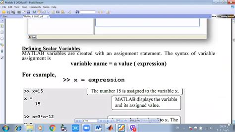 Lecture 1 Introduction To Matlab Program Youtube